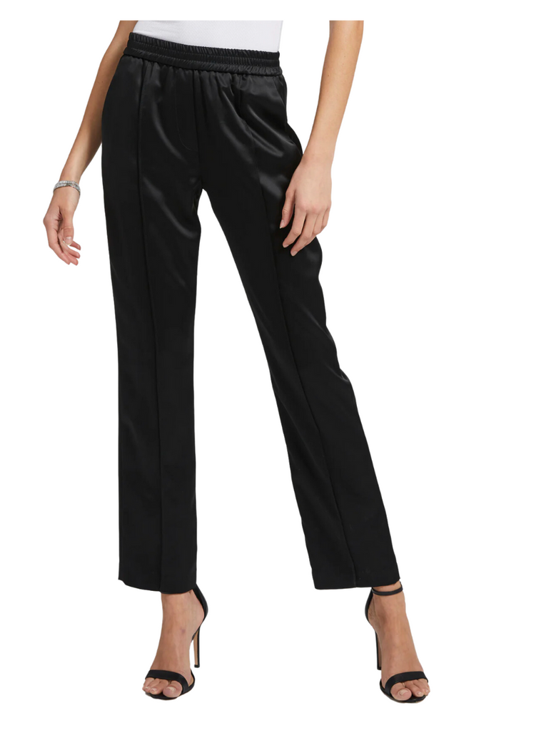 hollis satin elastic waist relaxed fit pants by generation love