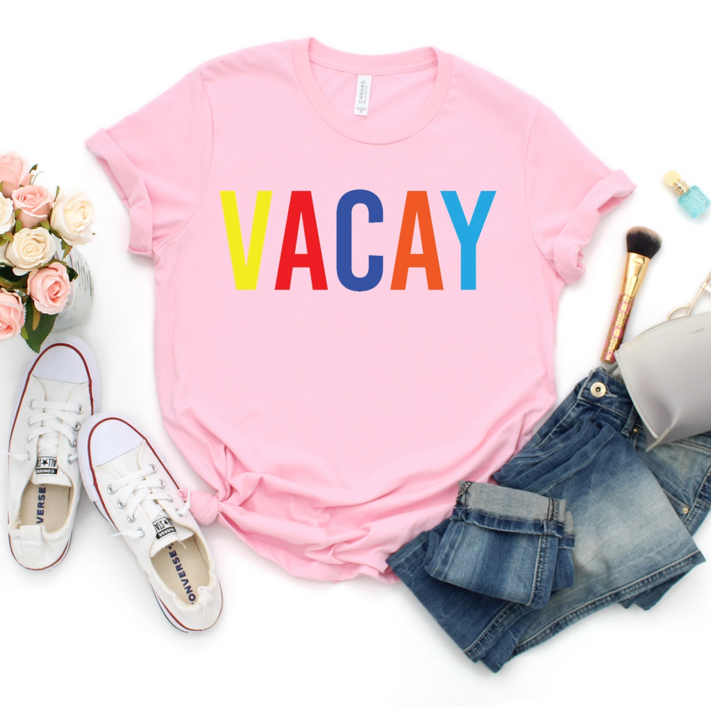 THISTLE AND MAIN Vacay T-Shirt - Pink