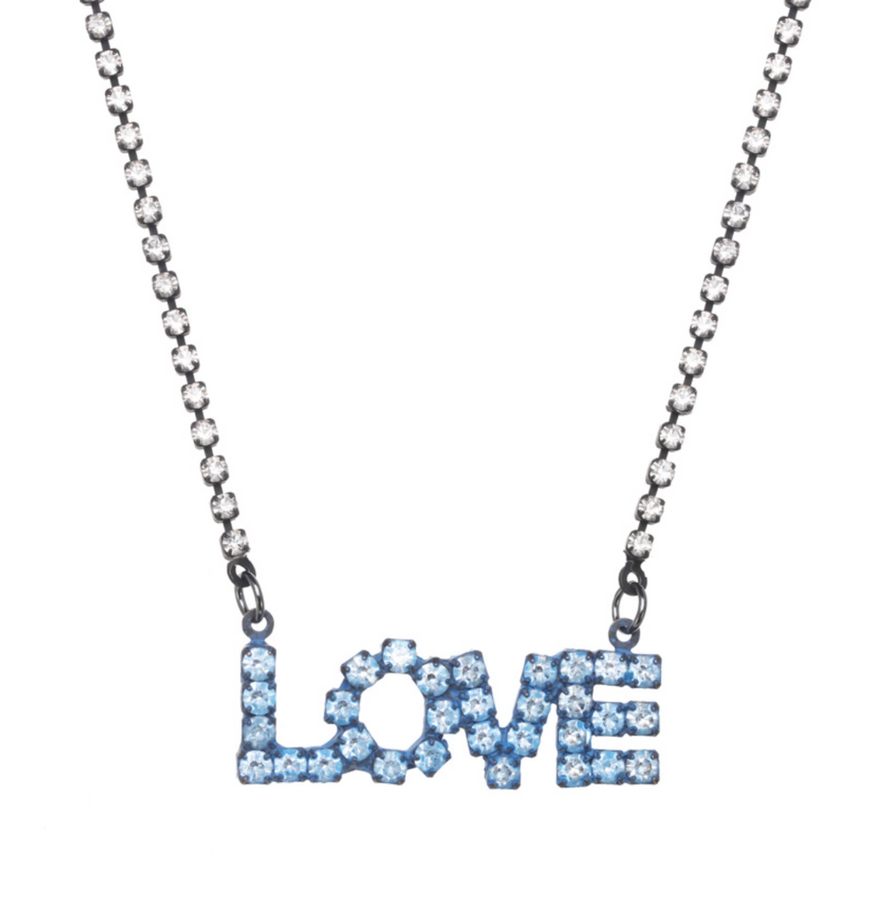 THISTLE AND MAIN Love Crystal Necklace