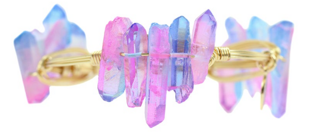 THISTLE AND MAIN Cotton Candy Gem Bangle